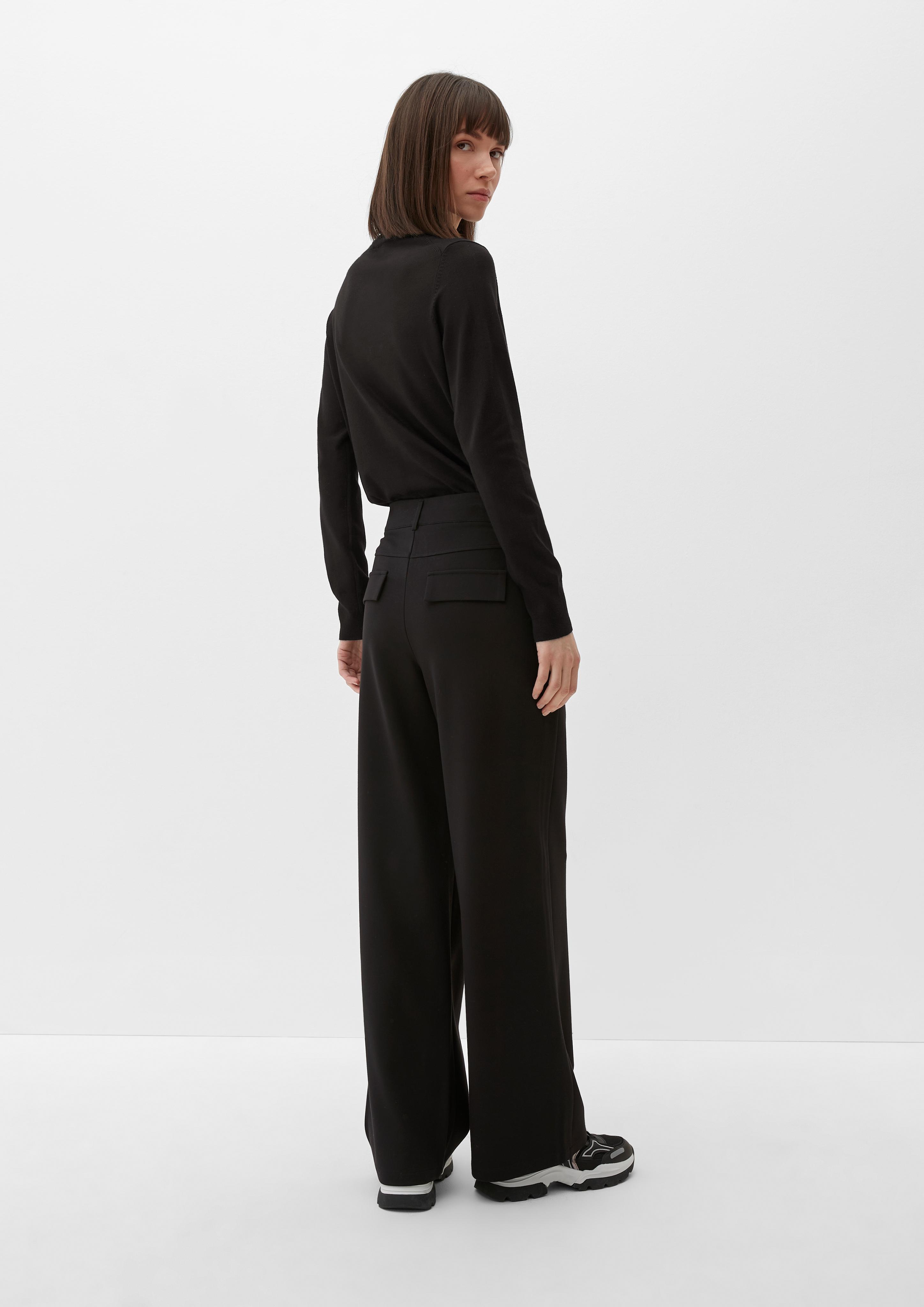 Loose: Stoffhose mit Wide Leg  2129908-9999