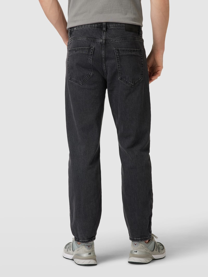 Jeans im 5-Pocket-Design Modell 'ben' in anthrazit