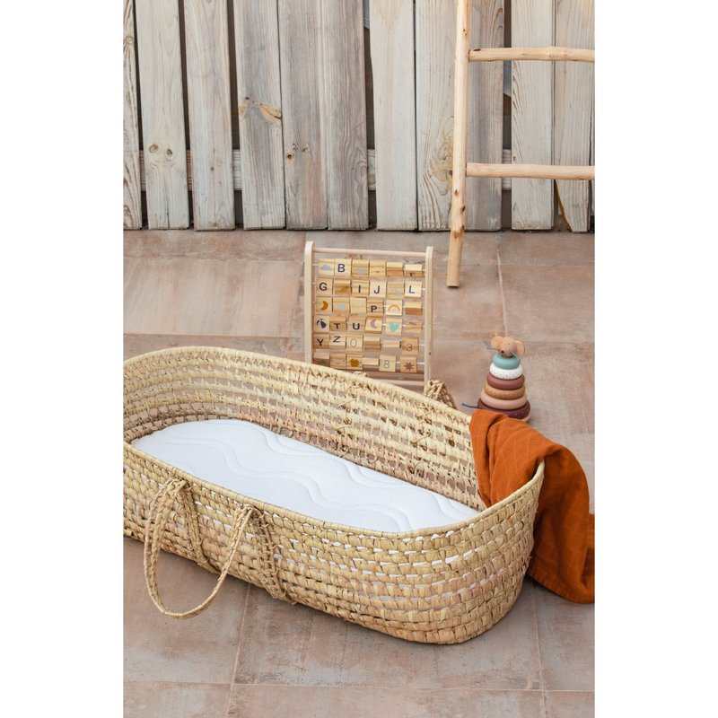 Matelas couffin COCOLATEX 76X30 cm