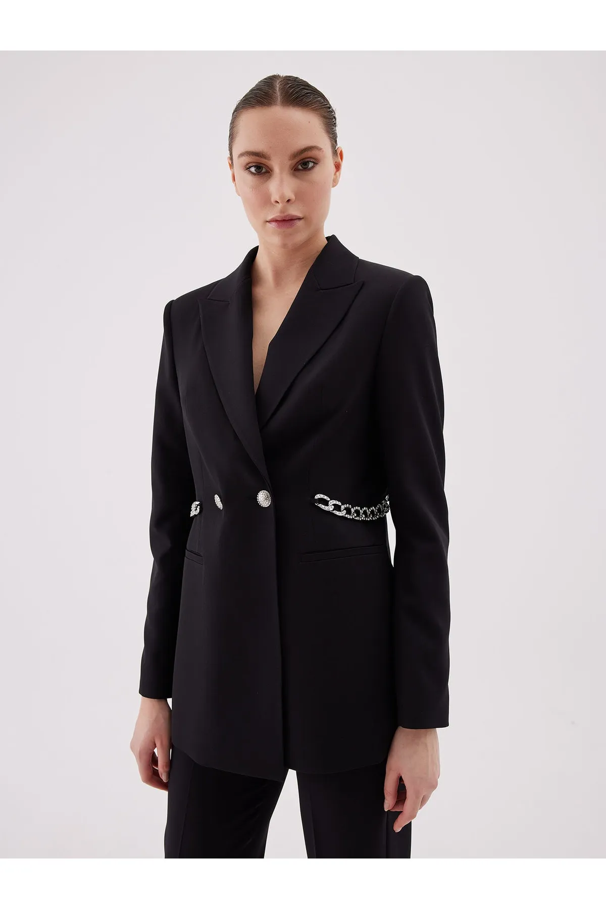 Juste Studio  Zweiteiler - Schwarz - Regular Fit