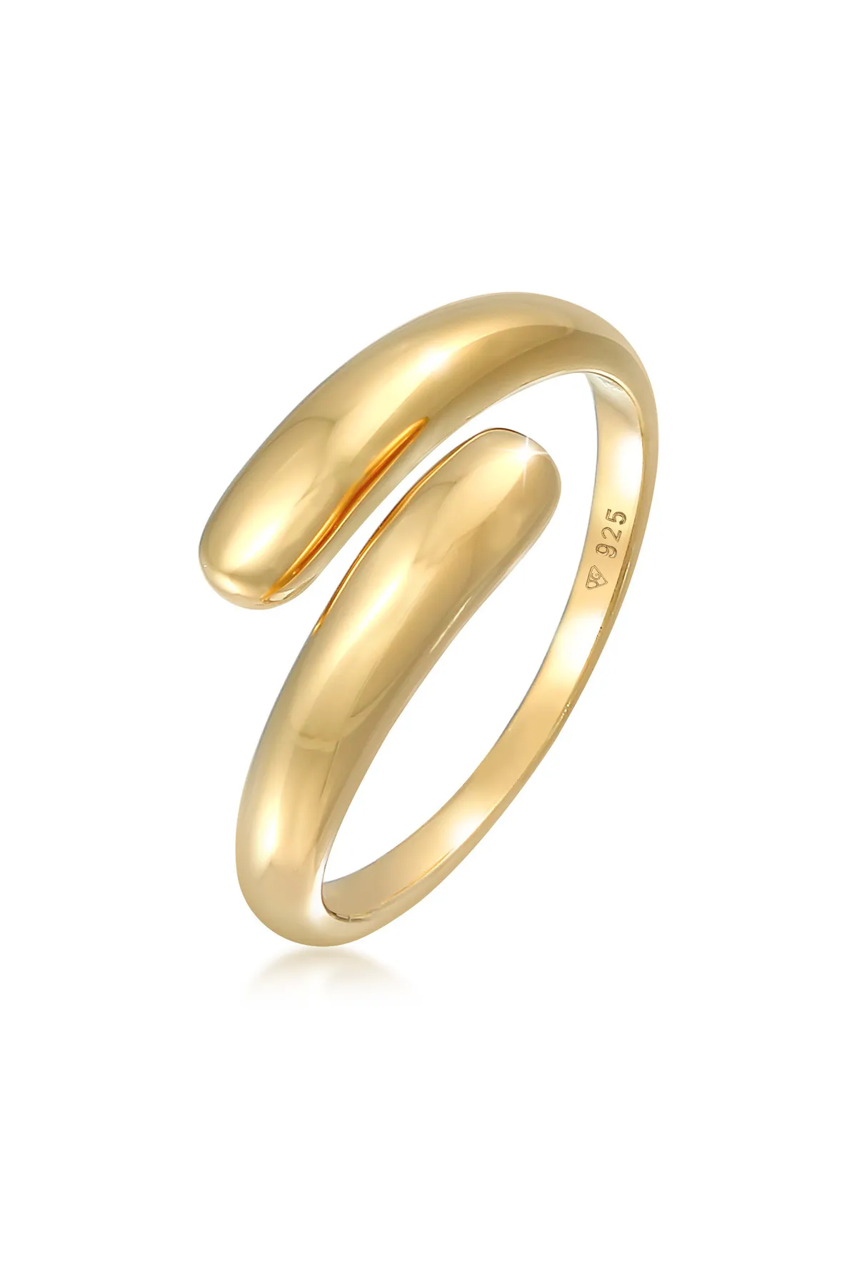 ELLI  Ring - Goldfarben - Ohne Stein
