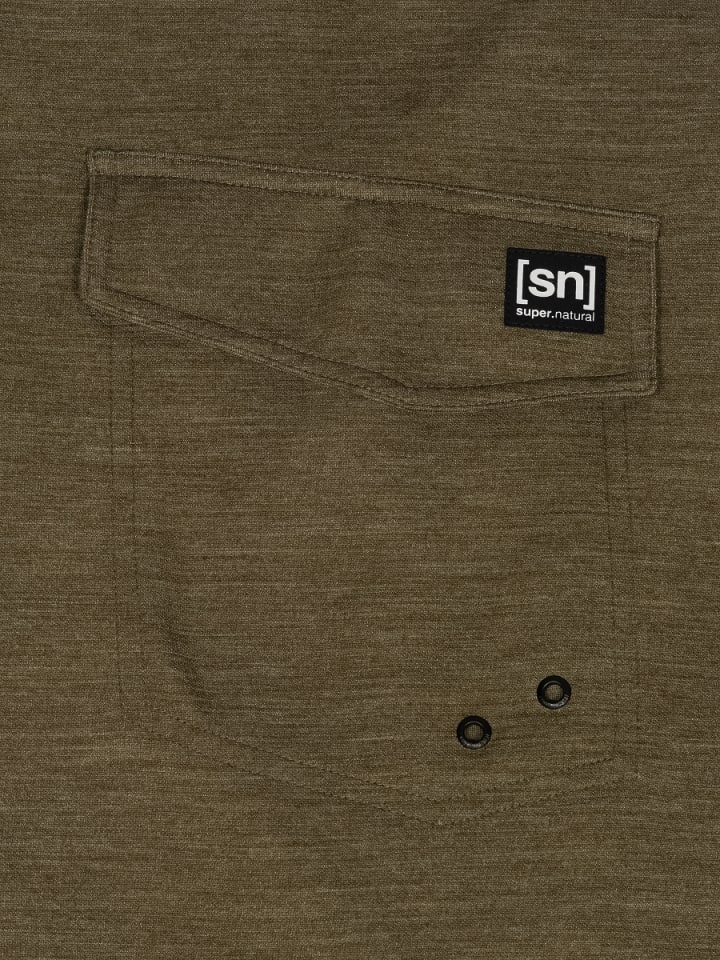 super.natural Merino Shorts M ALL DAY SHORTS in dunkelgrün günstig kaufen