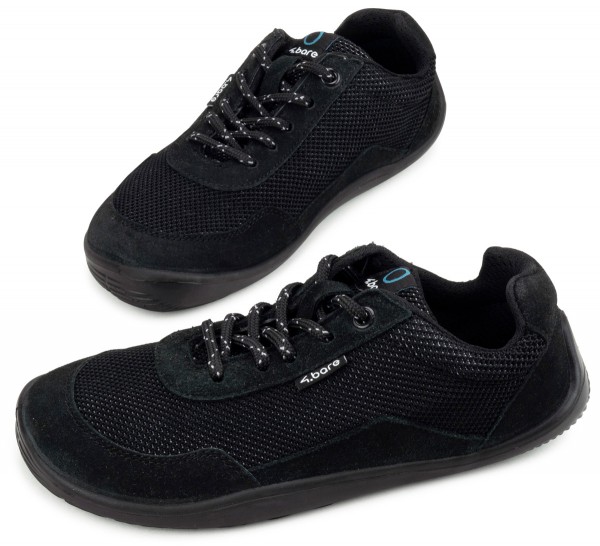 4bare ~ Joy LowCut Sneaker ~ All Black