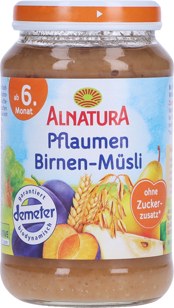 Alnatura Bio Pflaumen-Birnen-Müsli