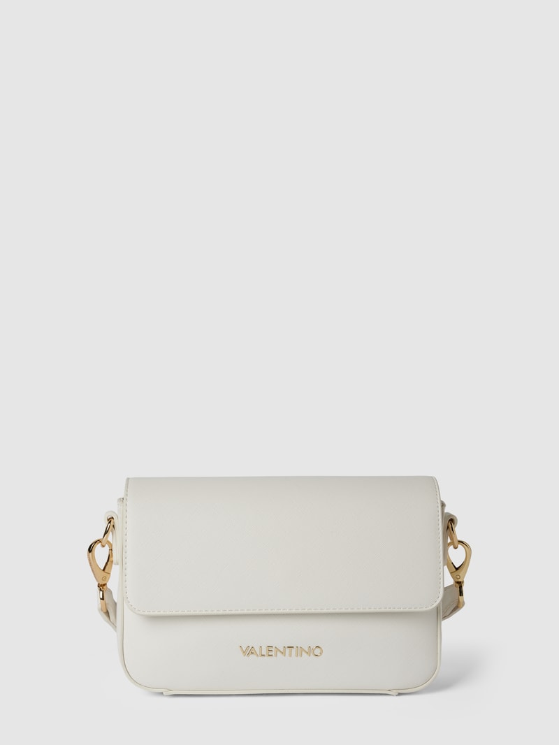 Handtasche mit Label-Detail Modell 'ZERO' in weiß