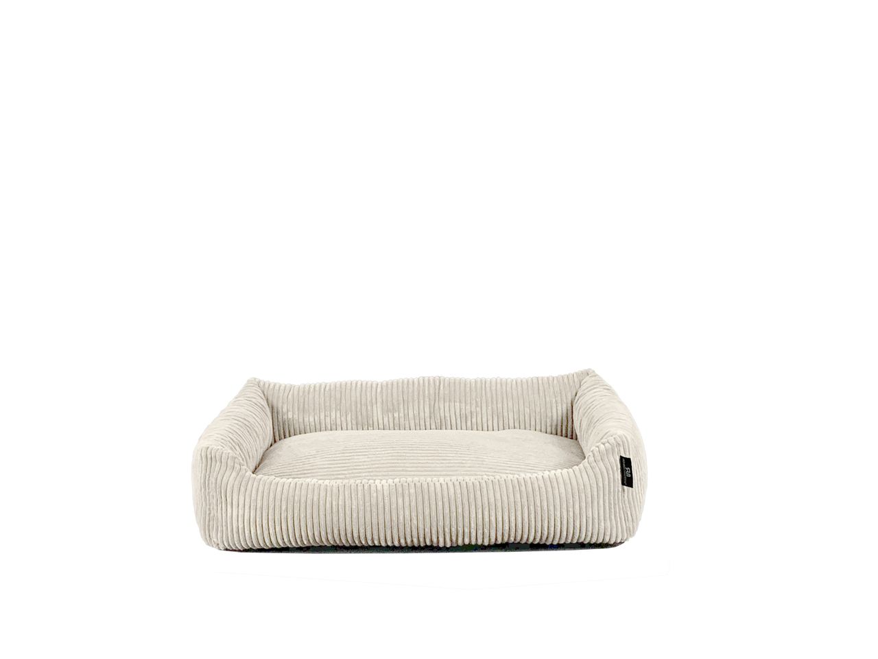 Rohrschneider Tierbett Cordstoff breit beige