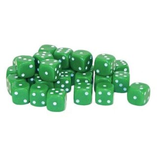30 Green D6 (10mm)