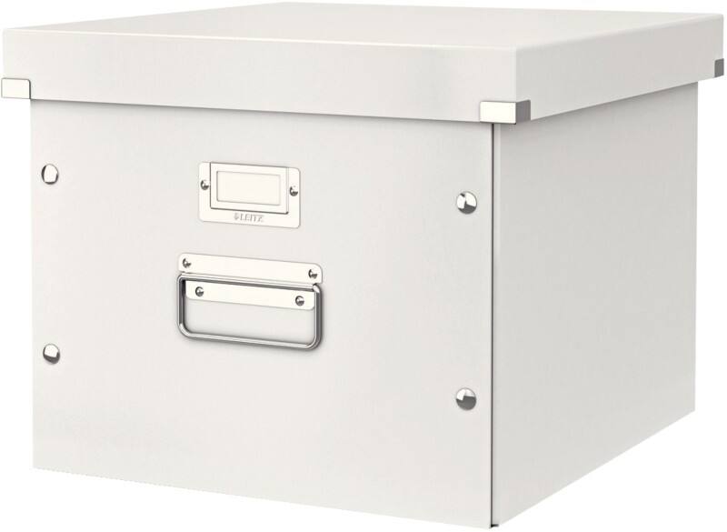 Leitz Click & Store WOW Ablagebox für Hängeregistratur Laminierte Hartpappe Weiß 35,7 x 36,7 x 28,5 cm