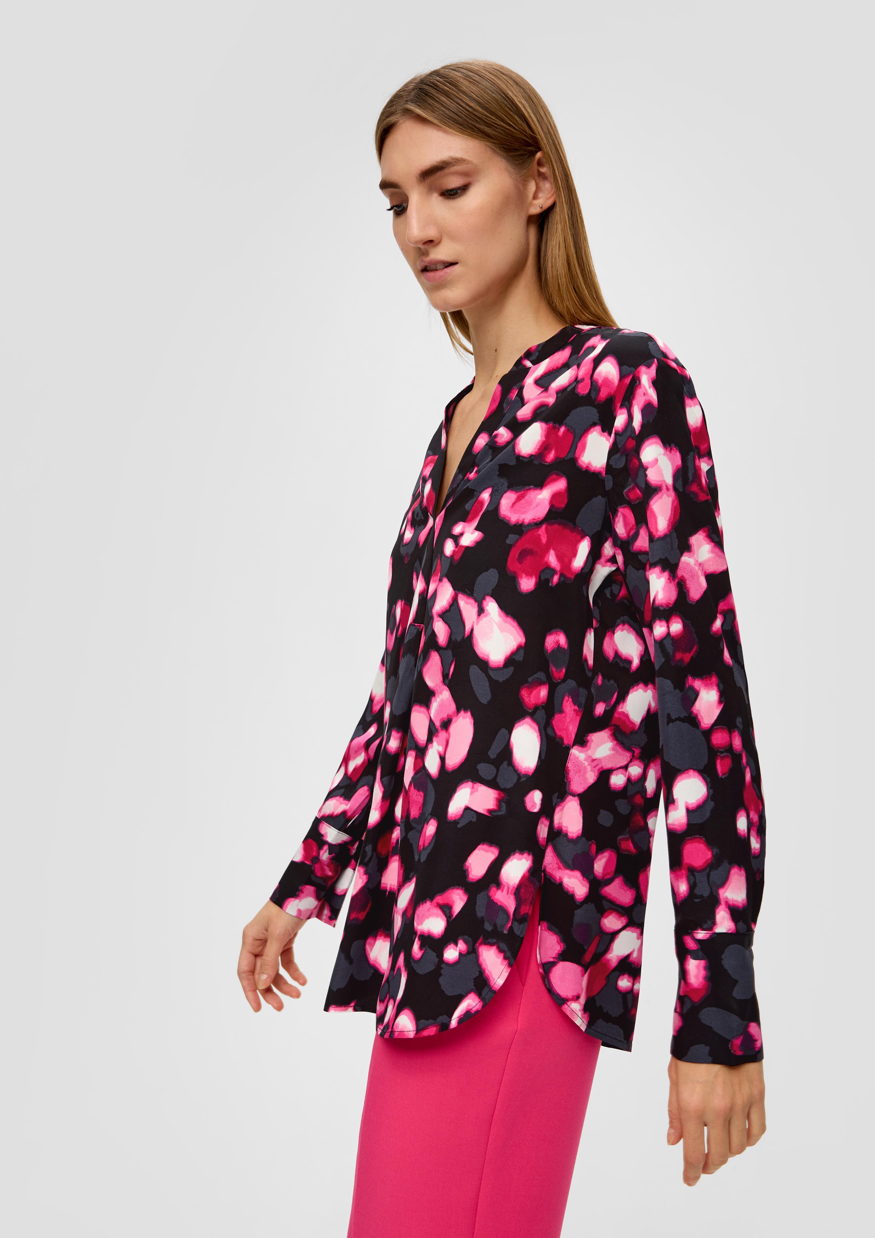 Longbluse aus reiner Viskose  2138969-99A3