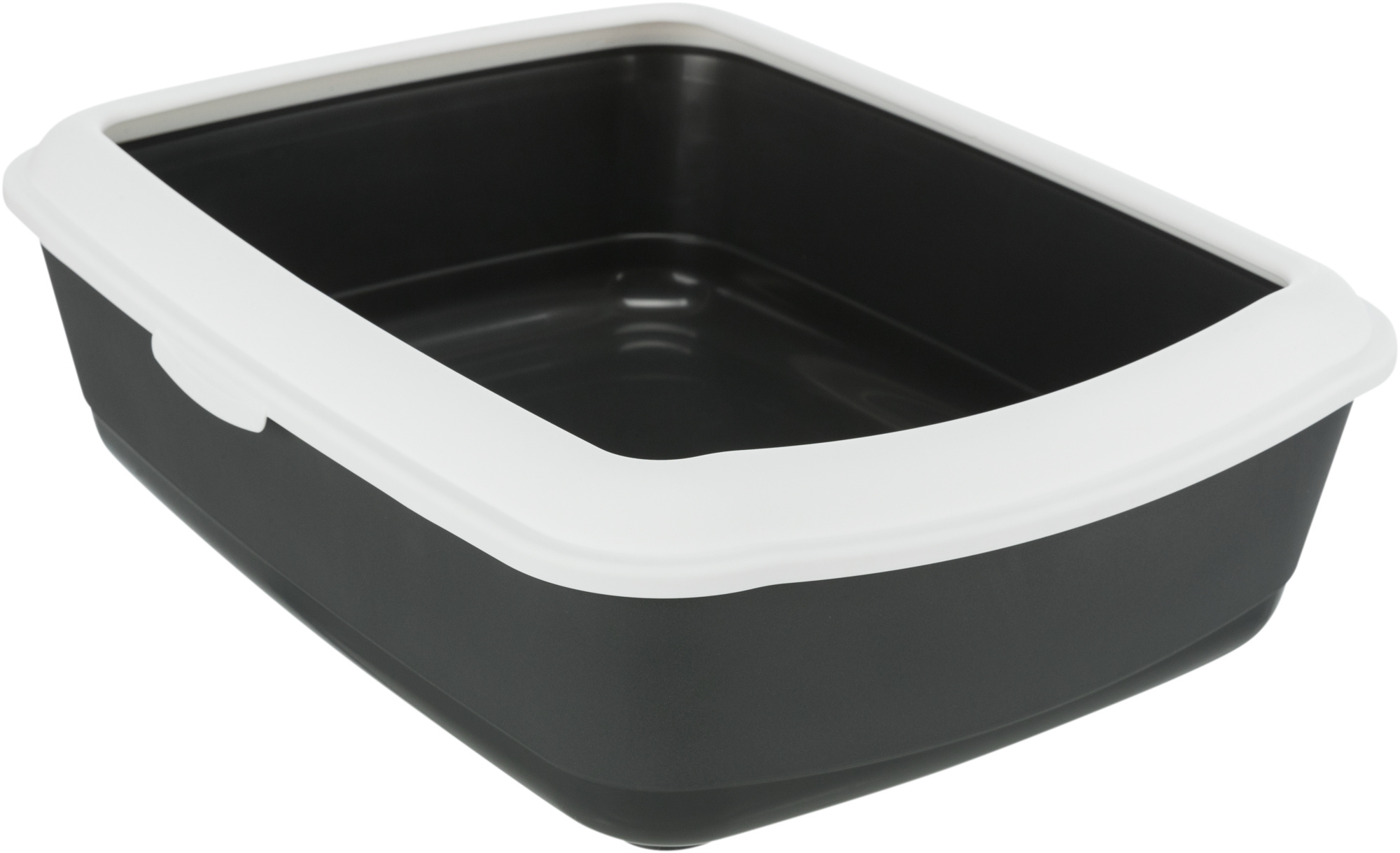 Trixie Katzentoiletten Trixie Katzentoilette Classic mit Rand grau/ weiß