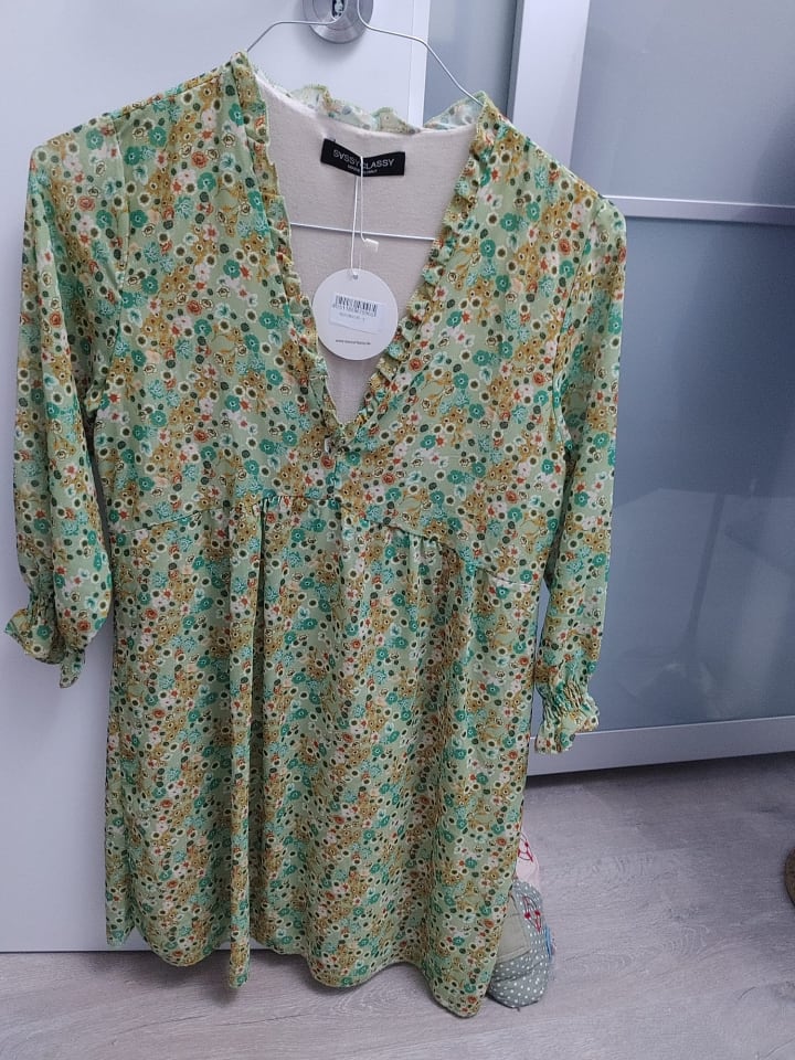 SASSYCLASSY Kleid in Grün günstig kaufen S