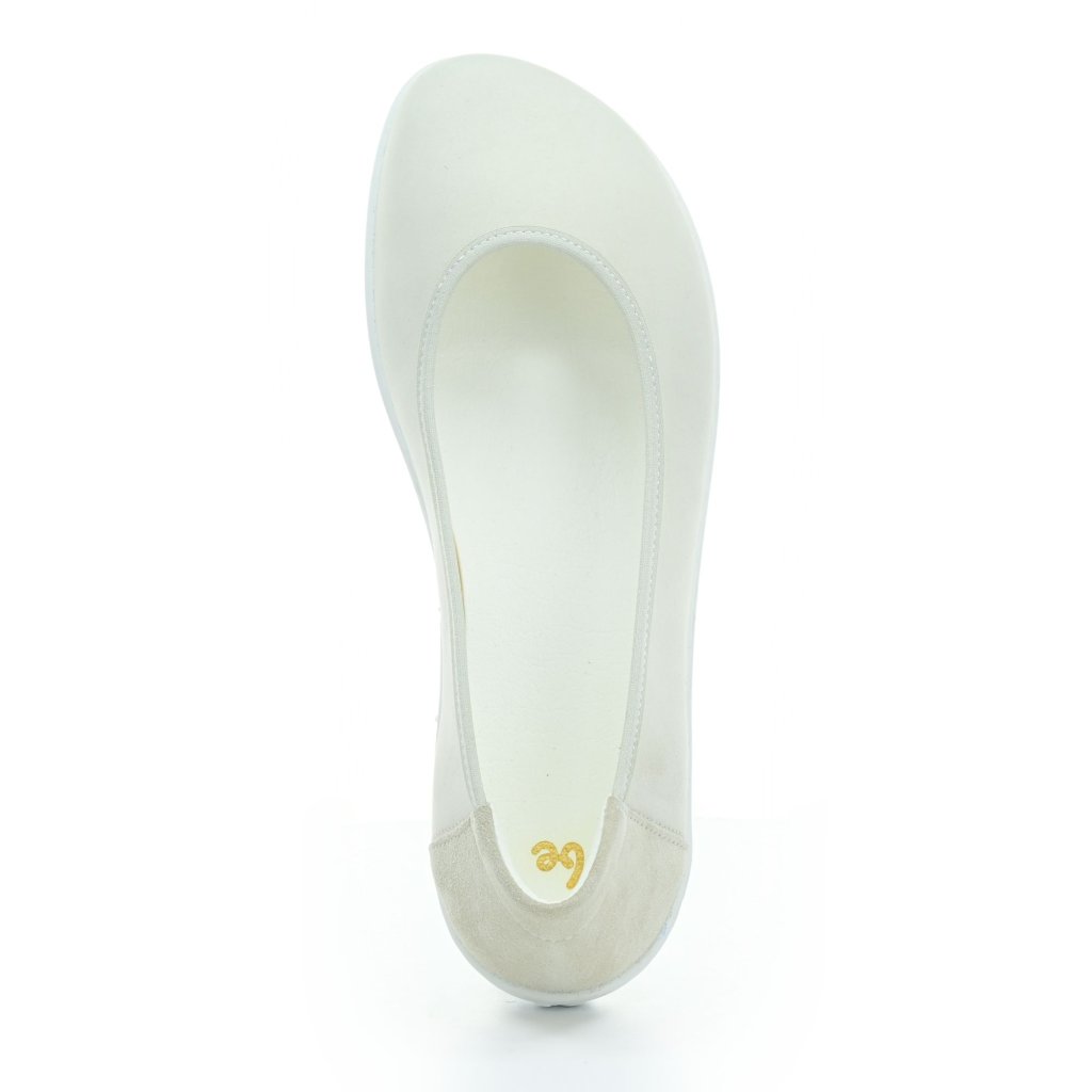 Be Lenka Sophie Chalk White Barfuß-Ballerinas