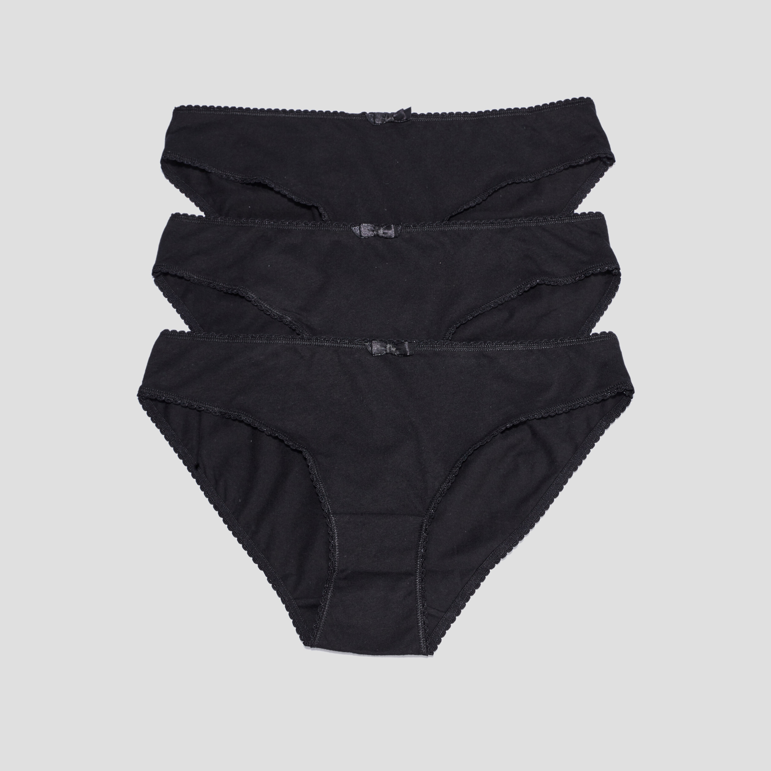 Lot 3 culottes noir femme | La Halle