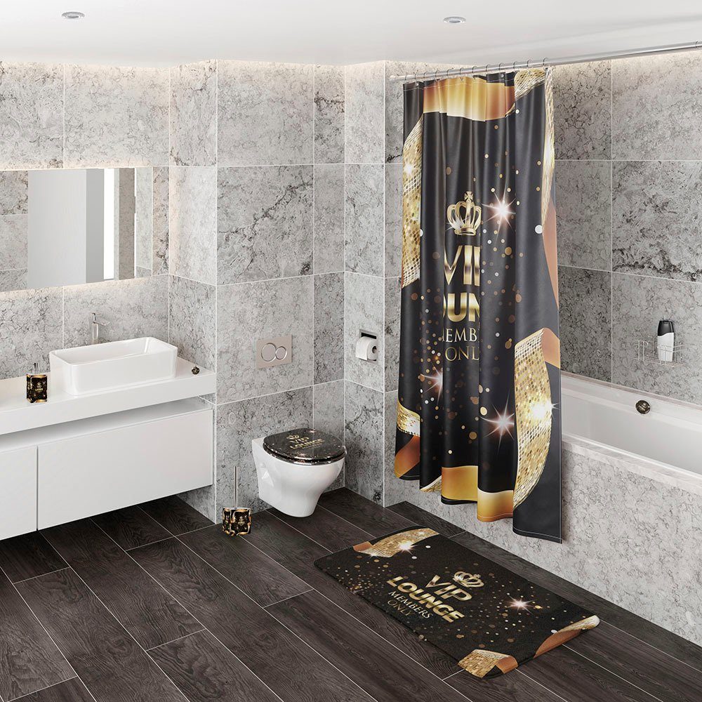 Schaum-Badematte rund VIP-Lounge Sanilo, Höhe 15 mm, Memory Schaum, rutschhemmend beschichtet, fußbodenheizungsgeeignet, schnell trocknend, strapazierfähig, rund, super weich, kräftige Farben, rutschhemmend, waschbar, Ø80cm
