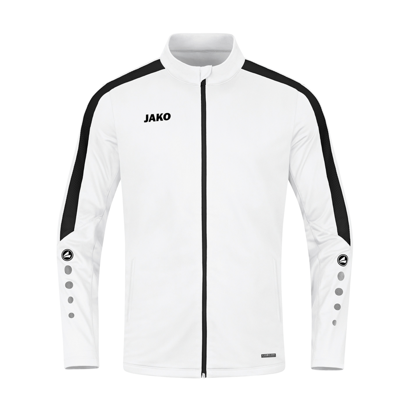 JAKO Power Polyesterjacke Kids Weiss Schwarz F000