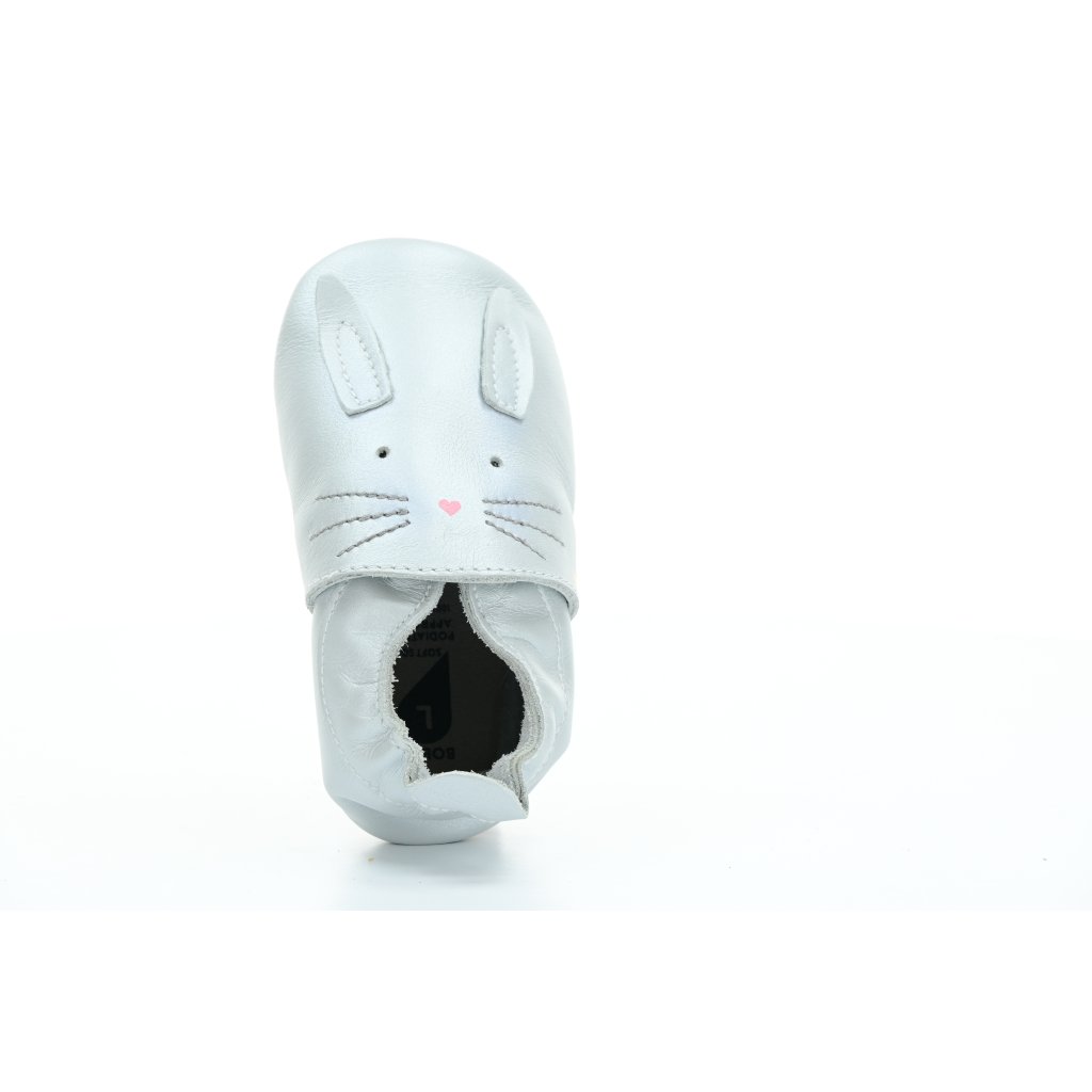 Bobux Hop Silver (Soft Sole) Krabbelschuhe