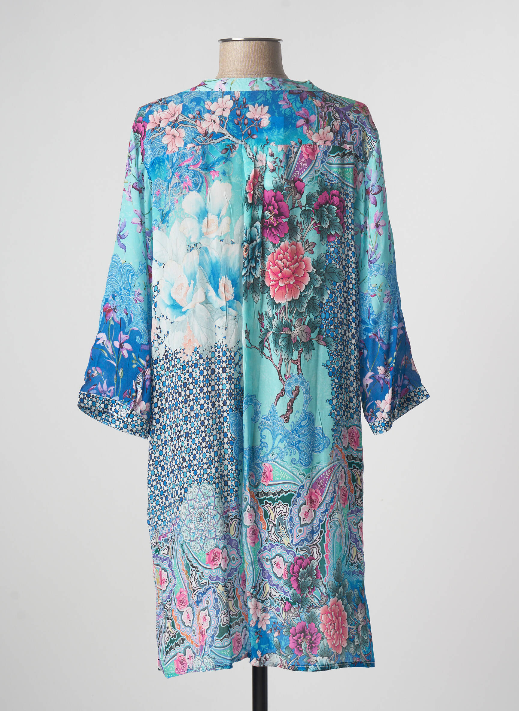Vania Tuniquemanchelongue Femme couleur bleu