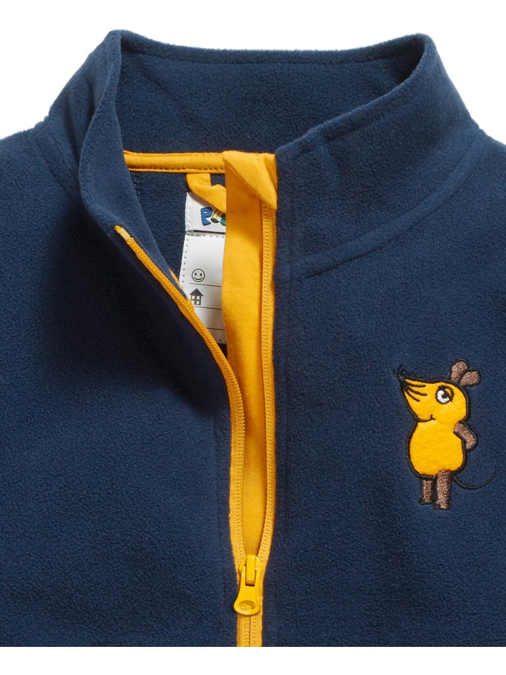 Playshoes Fleece-Jacke DIE MAUS in Marine günstig kaufen