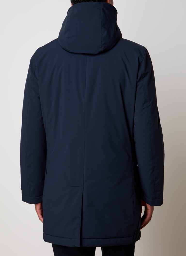 Woolrich Parka s kapucí a kapsami na zip