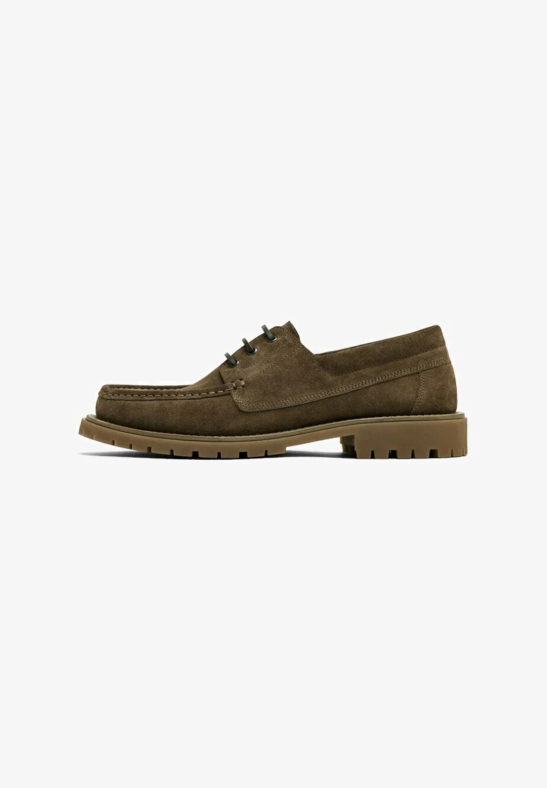 Massimo Dutti SPLIT - Zapatos elegantes con cordones