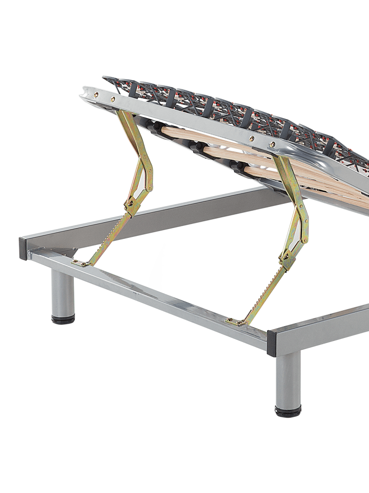 Beliani Manuell Verstellbarer Lattenrost STAR in Grau - (W) 90 x (H) 25 x (L) 200 cm günstig kaufen onesize