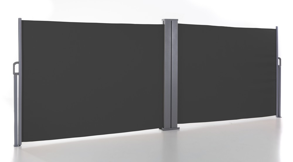HC Home & Living Doppel - Seitenmarkise ca. 6,0 x 1,5 m - Anthrazit