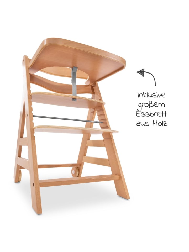 Hauck Hochstuhl Alpha Move Natur - im Sparset inkl. in beige,schwarz günstig kaufen onesize