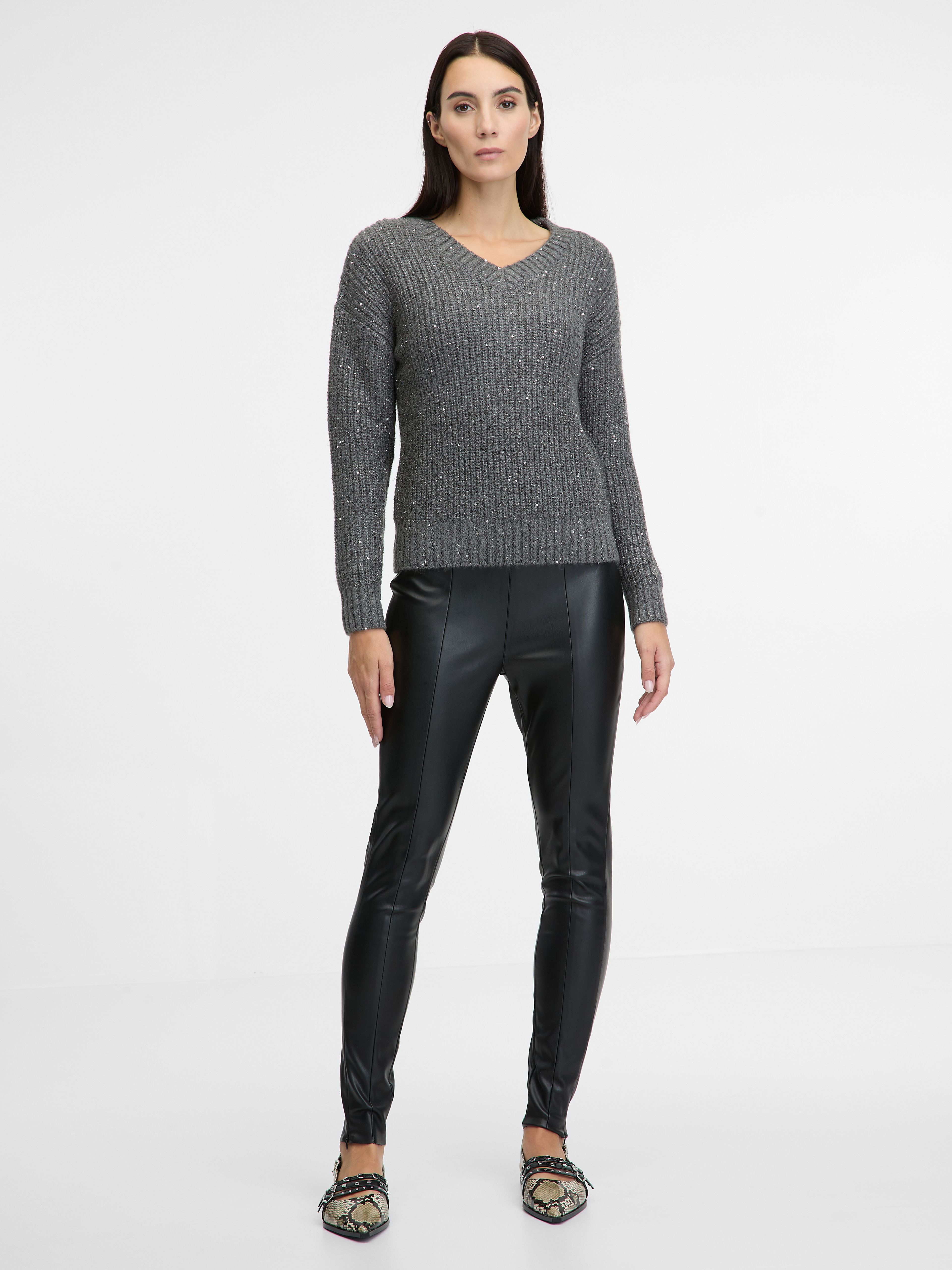 Grauer Damenpullover ORSAY