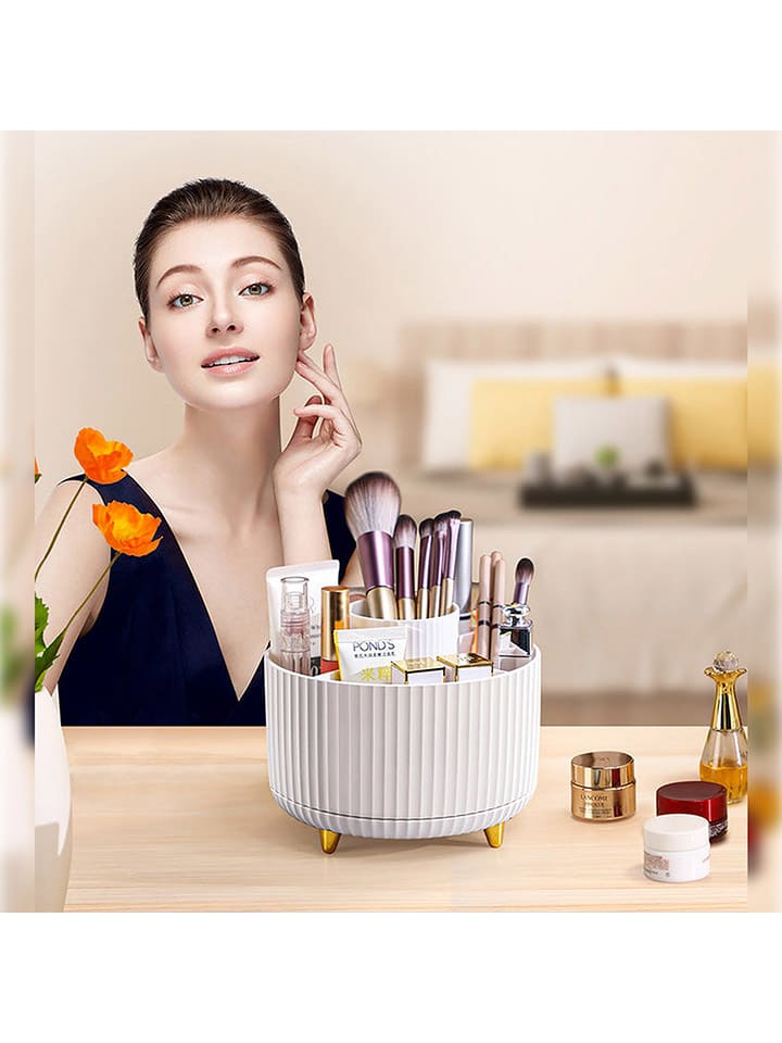 Joybos Makeup-Organizer in Weiß - (H)12,5 x Ø 15 cm günstig kaufen onesize