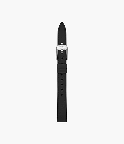 Fossil Band 12 mm LiteHide-Leder schwarz