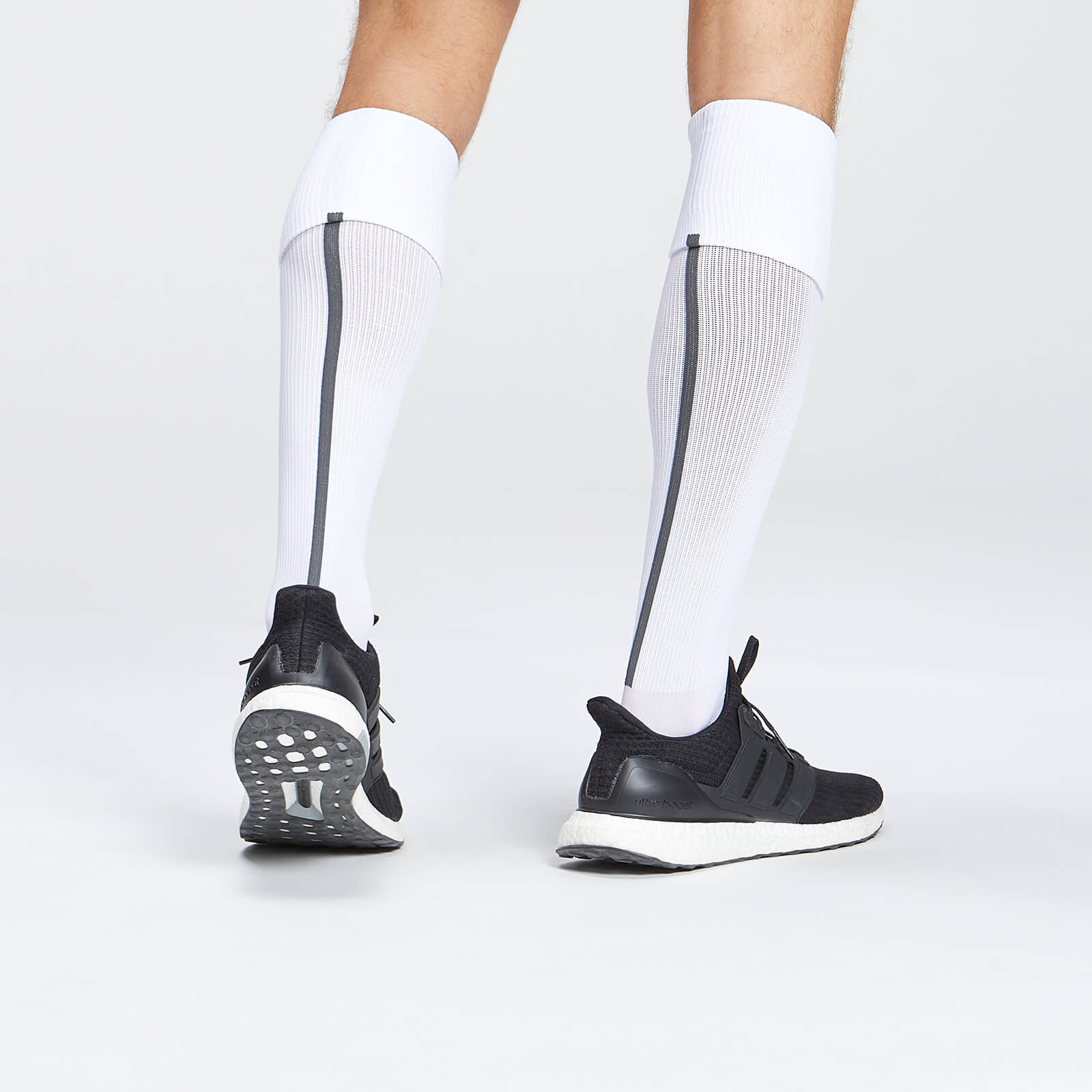 Chaussettes de football pleine longueur MP – Blanc