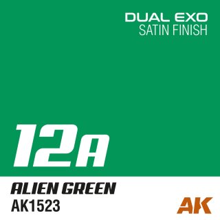 Dual Exo Set 12 - 12A Alien Green & 12B Viridian Green