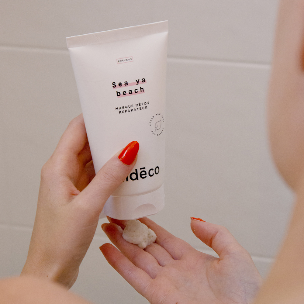 nidéco Sea Ya Beach Masque détox réparateur pour les cheveux