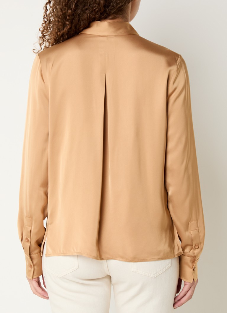 Claudia Sträter satin blouse with breast pockets