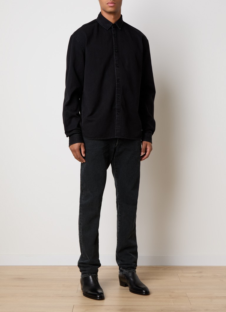 Cămașă din denim cu croială clasică Cassan de la Saint Laurent