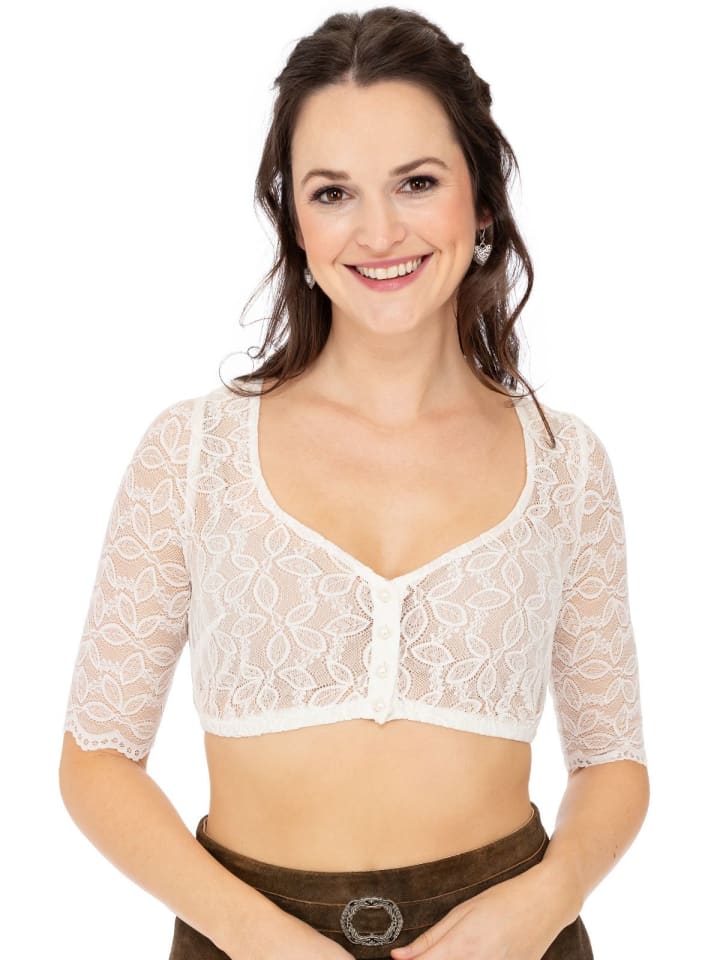 MarJo Dirndlbluse ERLBACH in offwhite günstig kaufen
