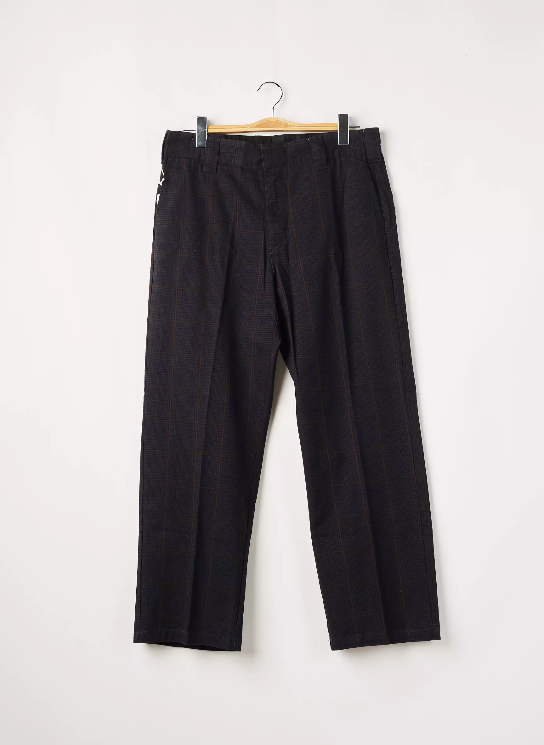 Obey Pantalons Droits Femme couleur noir