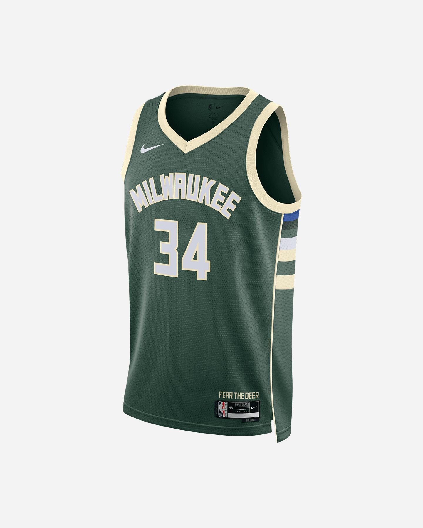 Canotta Basket Nike Icon Milwaukee Antetokounmpo Swingman M DN2012-323