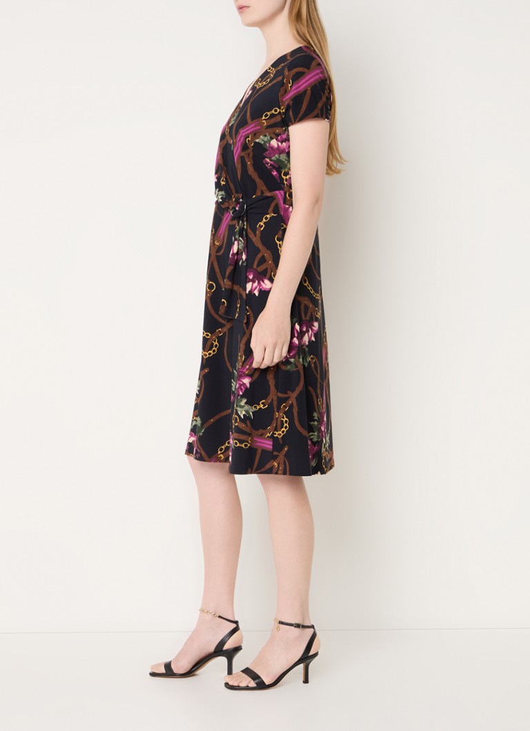 Ralph Lauren Mini haljina s printom i V-izrezom