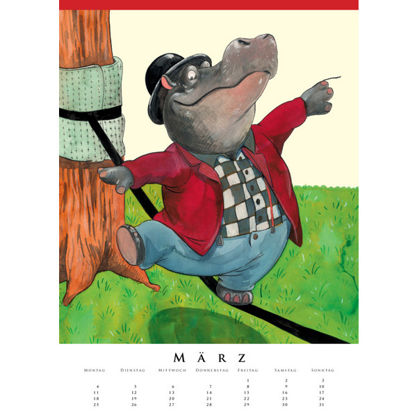 LEONARD ERLBRUCHS KINDERZIMMERKALENDER 2024 - Kalender