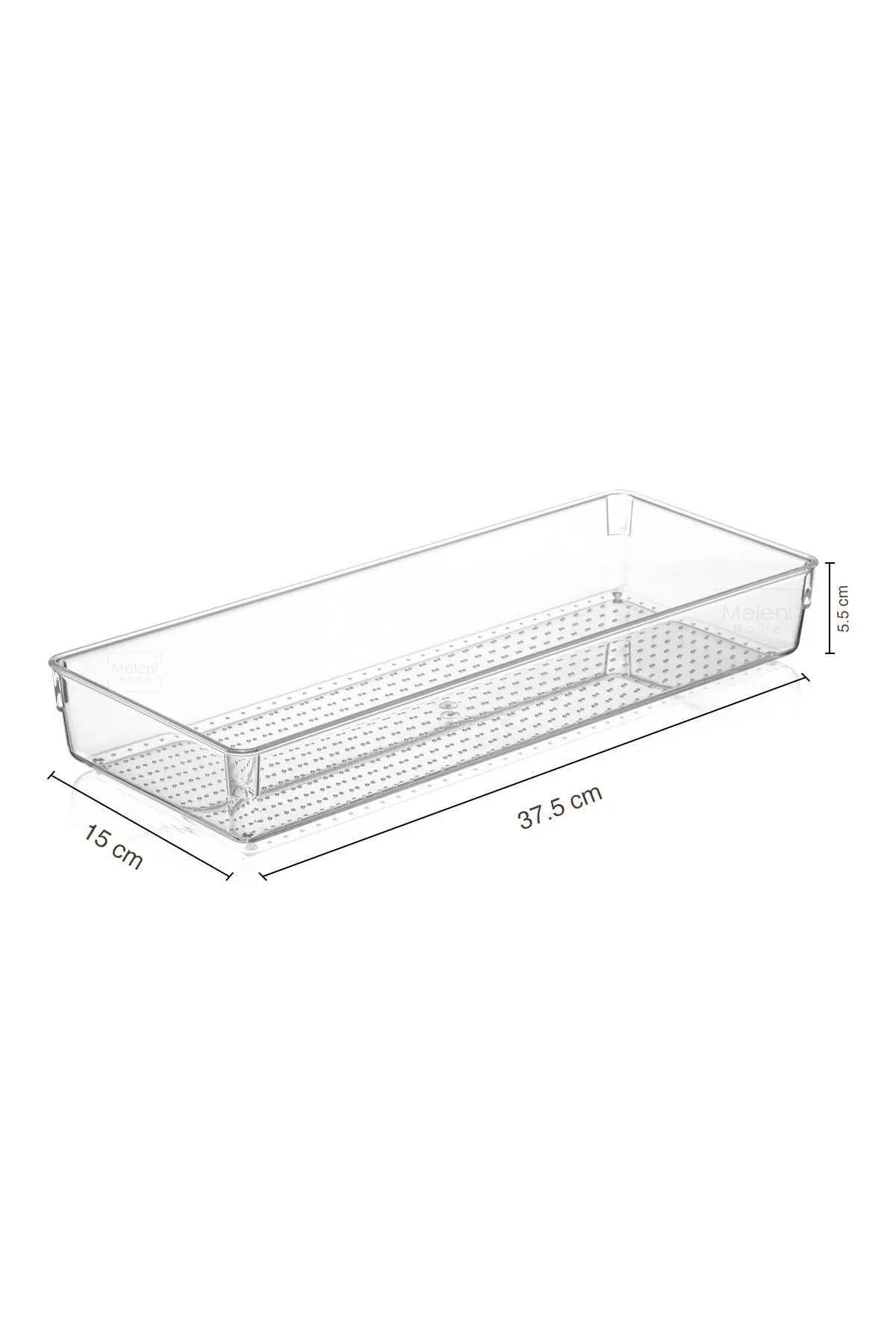 Meleni Home  Modularer Schubladen-Organizer, Make-up-Schmuck-Organizer – Büro-Desktop-Organizer 37,5 x 15 cm