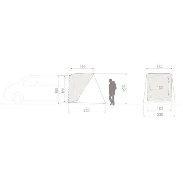 DRIVE VAN TRUNK - Busvorzelt