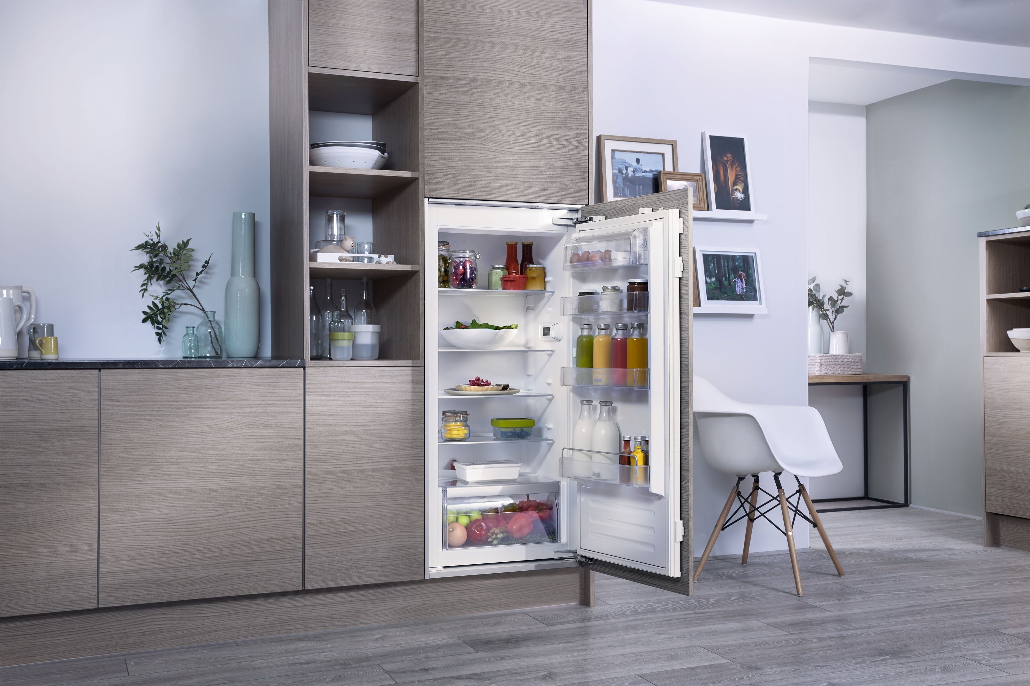 BAUKNECHT Einbaukühlschrank KSI 12VF2, 122 cm hoch, 55,7 cm breit