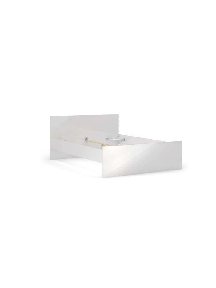 ebuy24 Bett Nada Weiß 146 x 197 cm günstig kaufen onesize