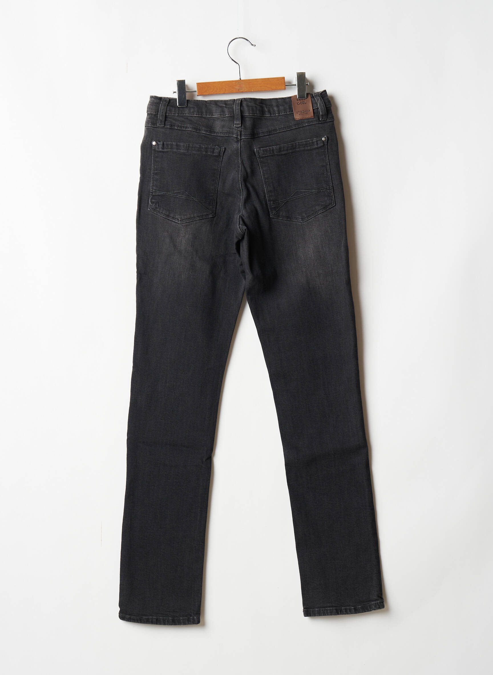 Stooker Jeans Coupe Slim Fille couleur gris