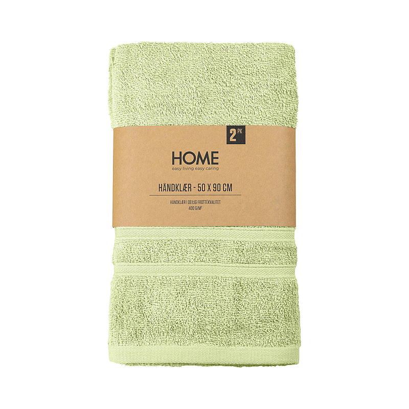 Home Håndkle Villa 2-pk 50x90 cm grønn