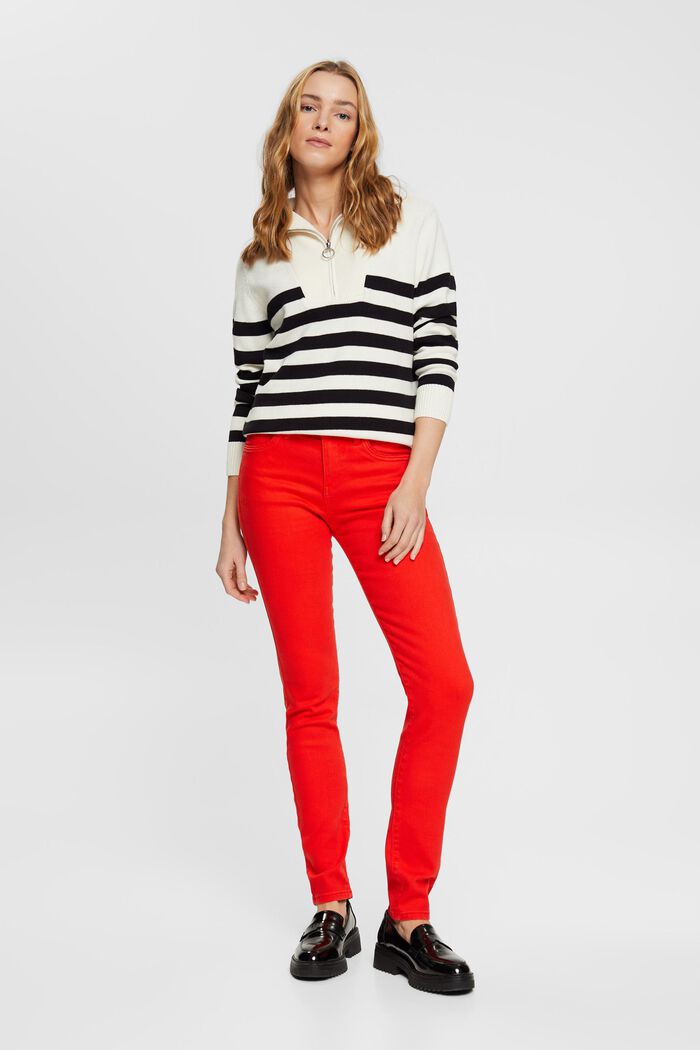 Mid-Rise-Stretchjeans in schmaler Passform