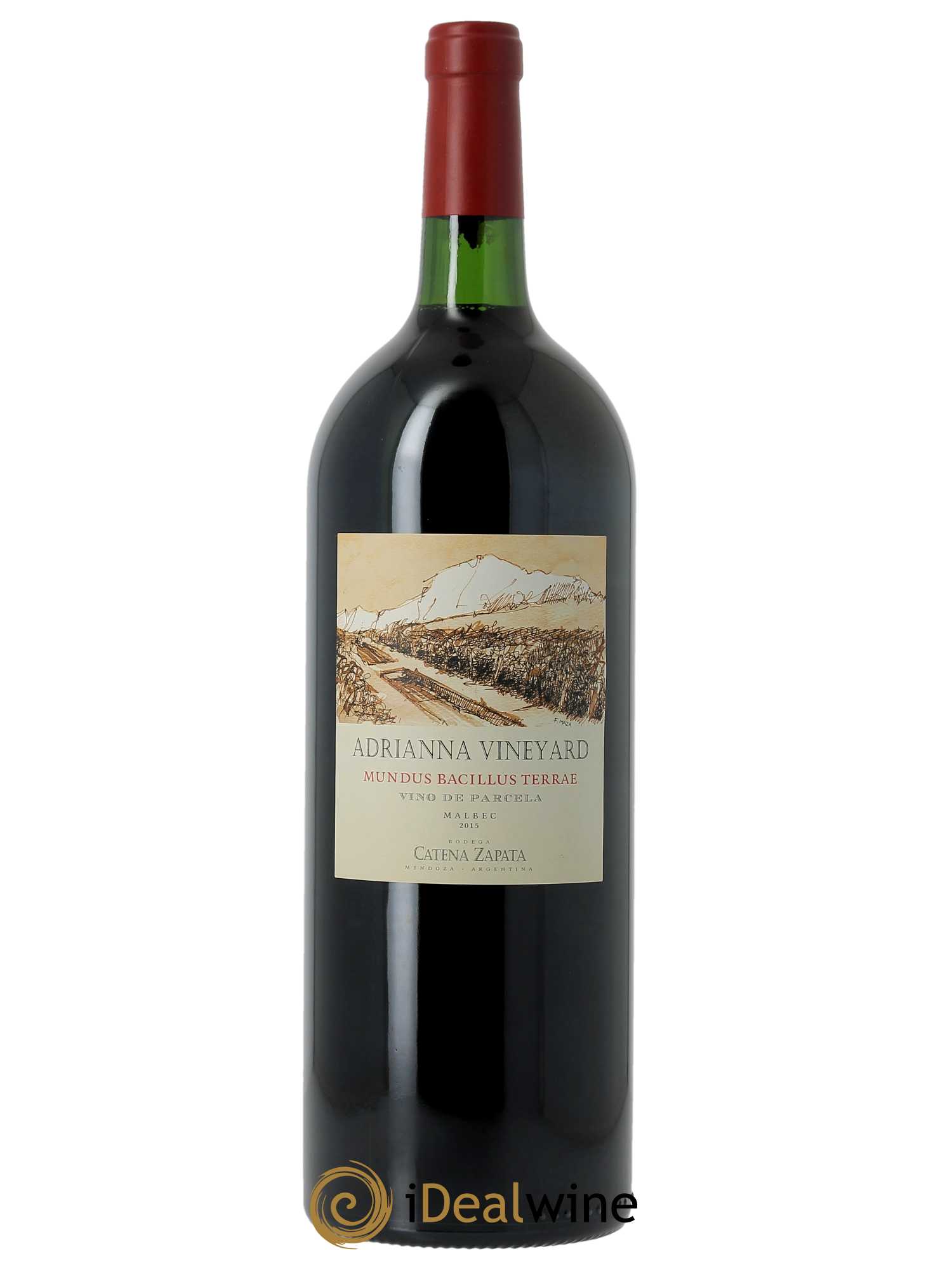 Mendoza Adrianna Vineyard Mundus Bacillus Terrae Catena Zapata  2015 - Lot de 1 Magnum