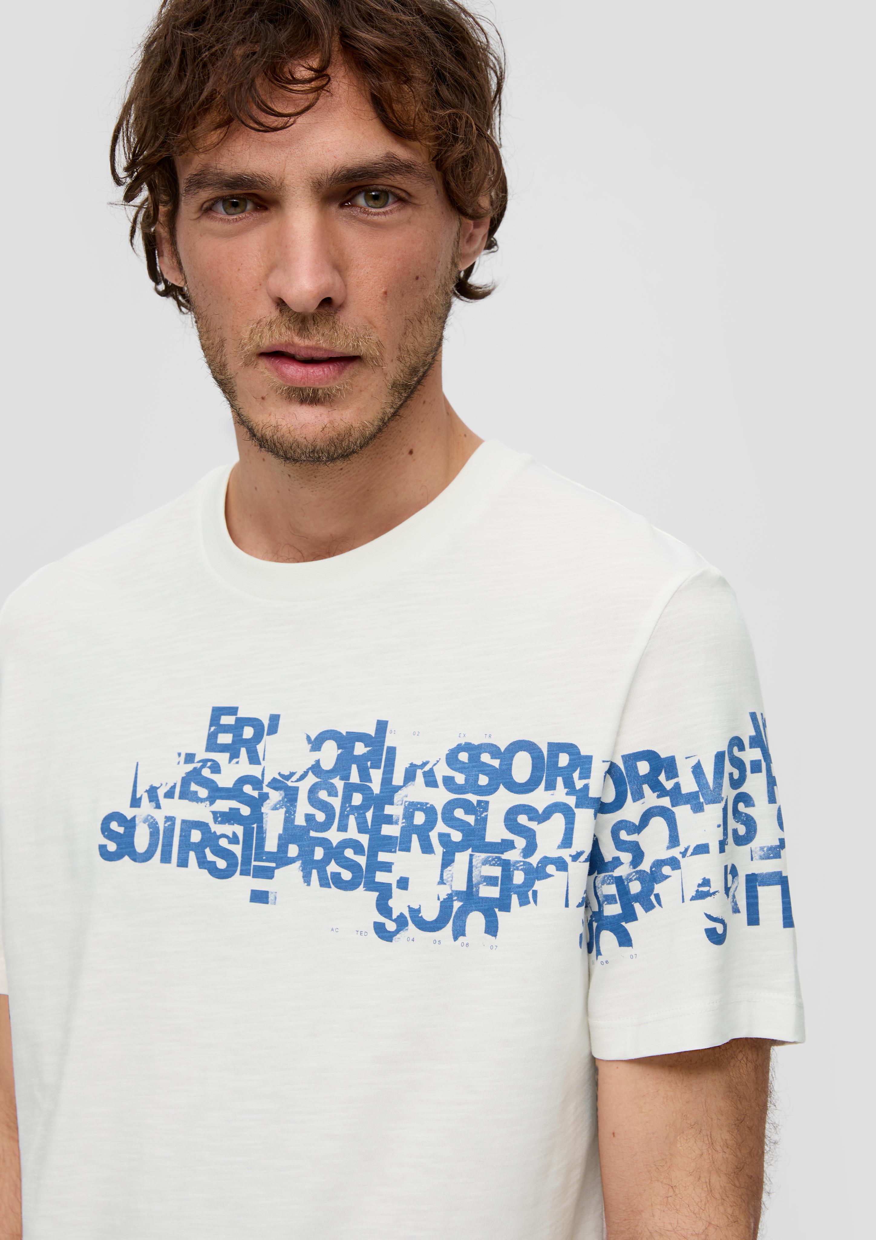 T-Shirt mit Rundhalsausschnitt  2143918-01D2