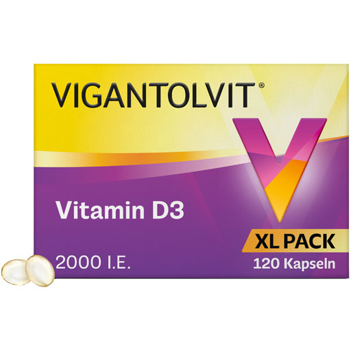 VIGANTOLVIT 2000 I.E. Vitamin D3 Weichkapseln  120 St  Weichkapseln